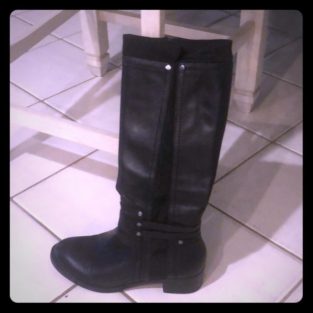 Real leather boots